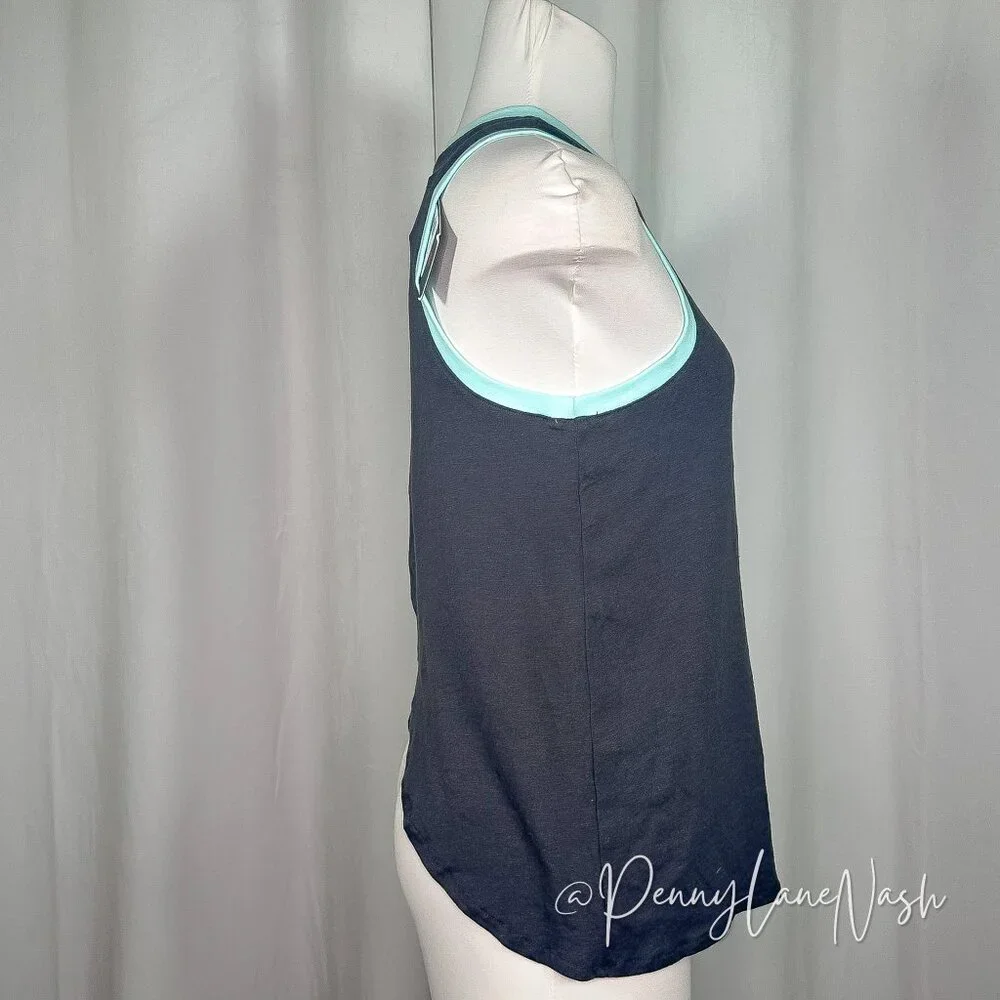 NWT Peloton Tulip Back Athletic Tank Top Black - Picture 7 of 8